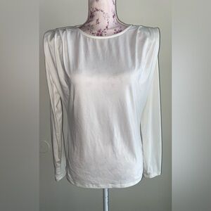 Nylon Apparel USA Broad shoulder, shoulder padded top